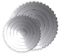 Cake Board Redondo 21cm Prata Unidade